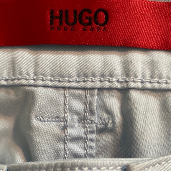 HUGO Hugo Boss light blue cotton pants - Picture 3 of 8